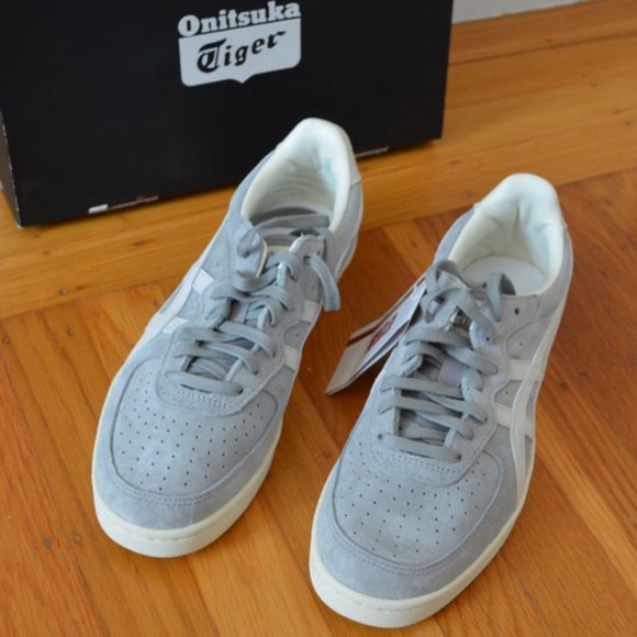 ONITSUKA TIGER Grey Suede Lace Up Sneakers - Picture 6 of 7